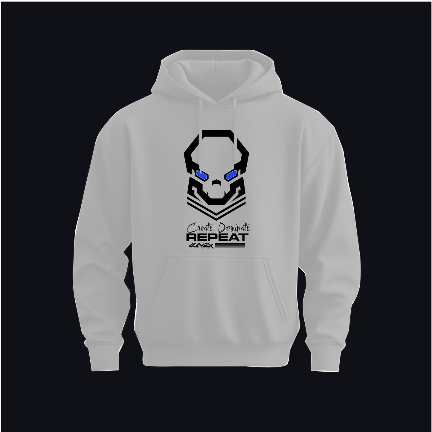 white repeat kavex hoodie