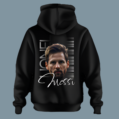 Messi Black Hoodie
