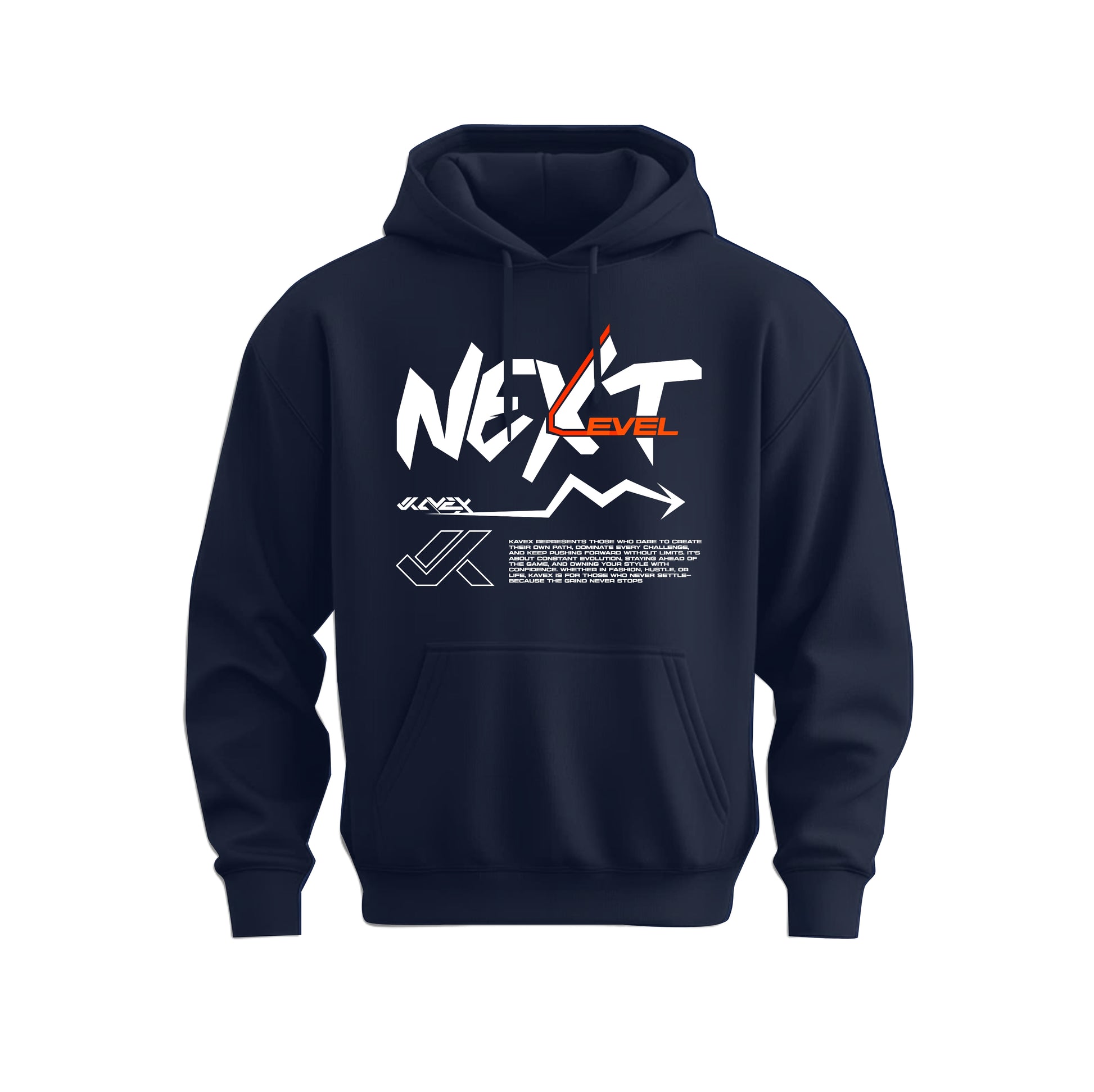 next level kavex hoodie navy